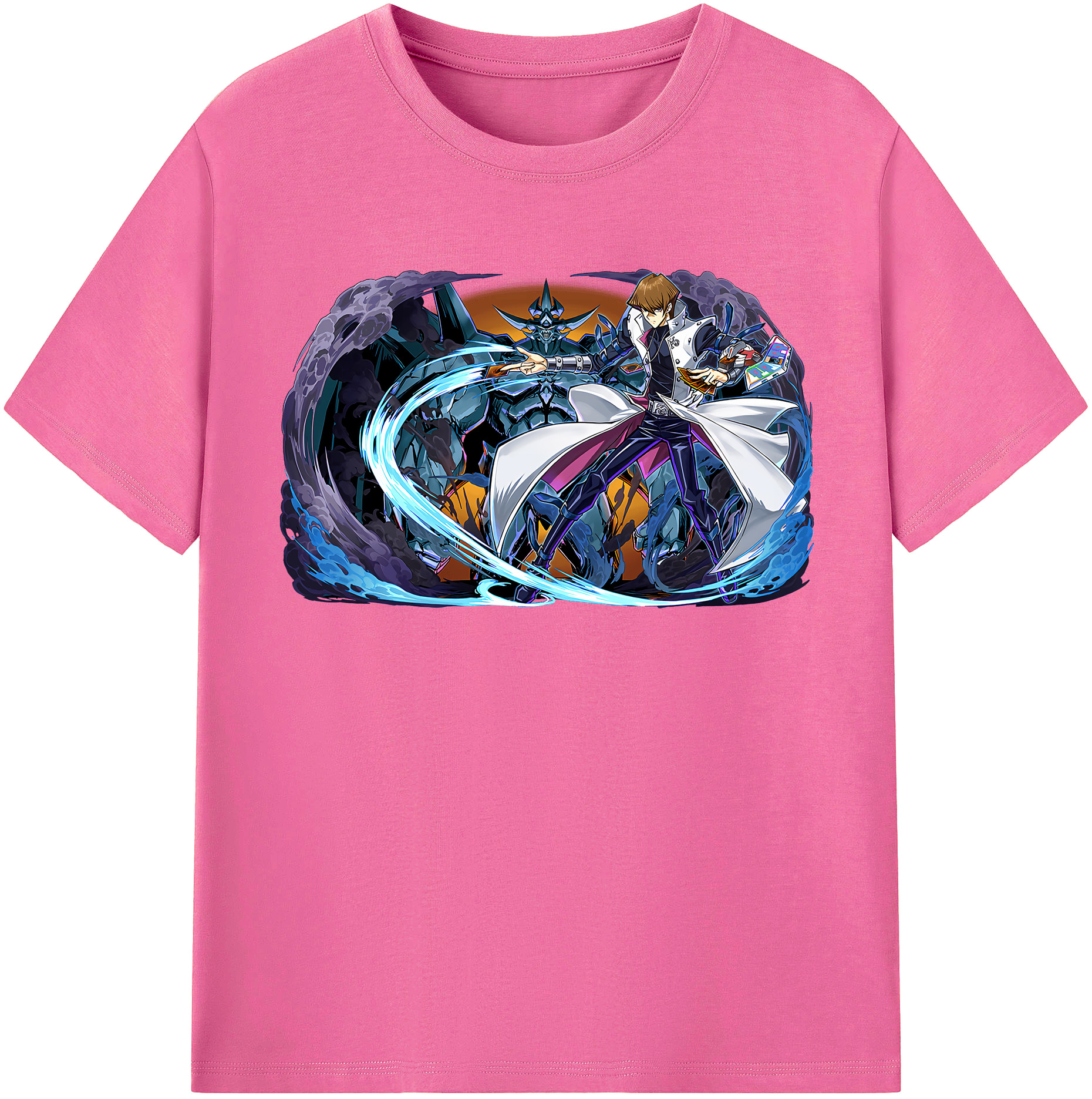 （画像用） 遊☆戯☆王 Yu-Gi-Oh! レディースカジュアルプリントTシャツ（綿100％）